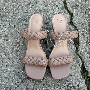 Brand New A New Day Heels slip on loafers chunky heels